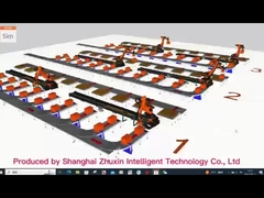 Robot do montażu ściennego, linijna jednostka drogowa, z ładunkiem 300-1000 kg